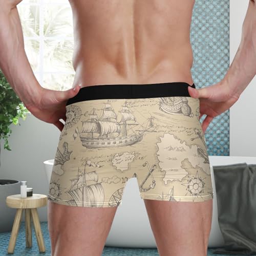 visesunny Men's Underwear Boxer Briefs Stretch Soft Breathable Stretch Moisture-Wicking Comfort Underpants for Men S-2XL3