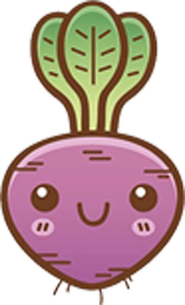Amazon Com Cute Happy Healthy Vegetable Food Cartoon Emoji Vinyl Decal Sticker 8 Tall Turnip Arts Crafts Sewing