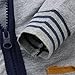 Toddler Boys Tiger Ears Hooded Jacket Spring Autumn Striped Zipper Coat Kids Fashion Causal Long (Grey, 12-18 Months)