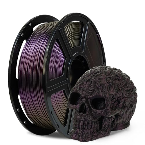 Image of FLASHFORGE Chameleon Rapid PLA Filament 1.75mm Abyssal Purple, PLA Color Shift High Speed 3D Printer Filament, Max 500mm /s Fast Printing, Display Shimmering Effects from Various Angles and Light