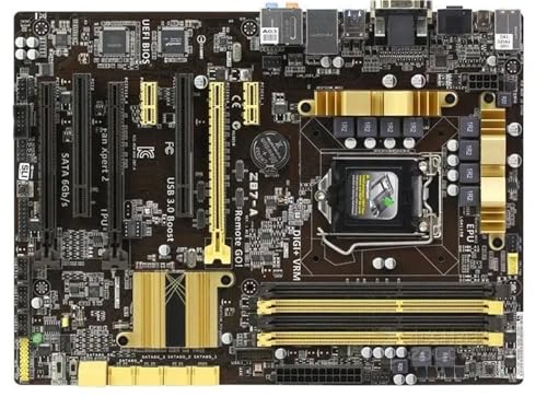 Carte mère Z87 LGA 1150 ATX pour station de travail bureautique i5 i7