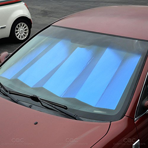 Motor Trend Front Windshield Sun Shade Accordion Folding Auto