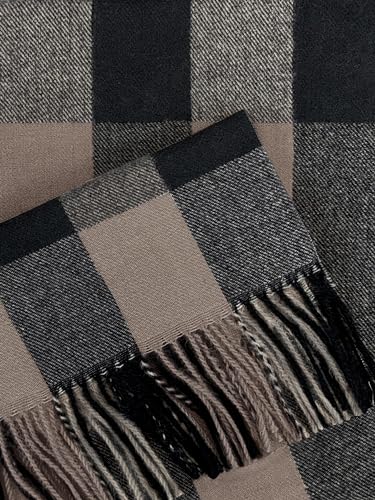 Urban CoCo Women's Fashion Scarves Long Shawl Wedding Thick Warm Knit Large Plaid Scarf3