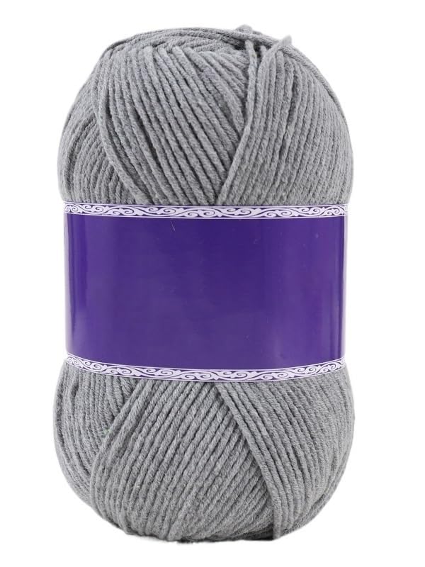 Fil peigné en coton anti-bouloche pour des mailles de crochet régulières