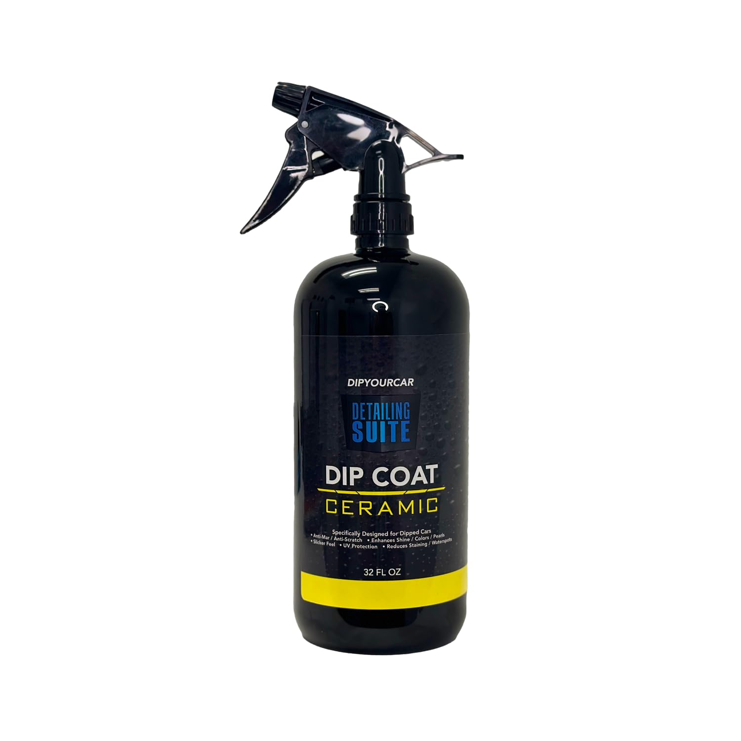 DipYourCar.com Plasti Dip Dip Coat Ceramic Protective Spray - Finish Enhancer and Surface Protection for Dip Painted Cars - UV Protection and Plastic Dip Coat Life Extender (32 oz Spray Bottle)