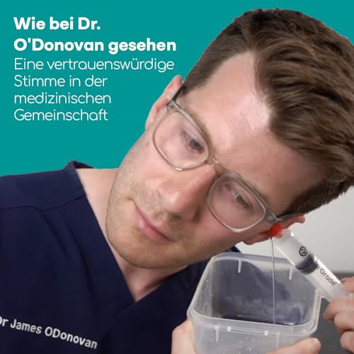 Medi Grade Ohrenreiniger und Ohr Wachs-Entferner Spritzen Set mit 3 x Sanften Quad-Stream Ohrenschmalz Entferner | Ohrenschmalzentferner Set für die Ohr Reinigung | Ohrenschmalz Entfernen