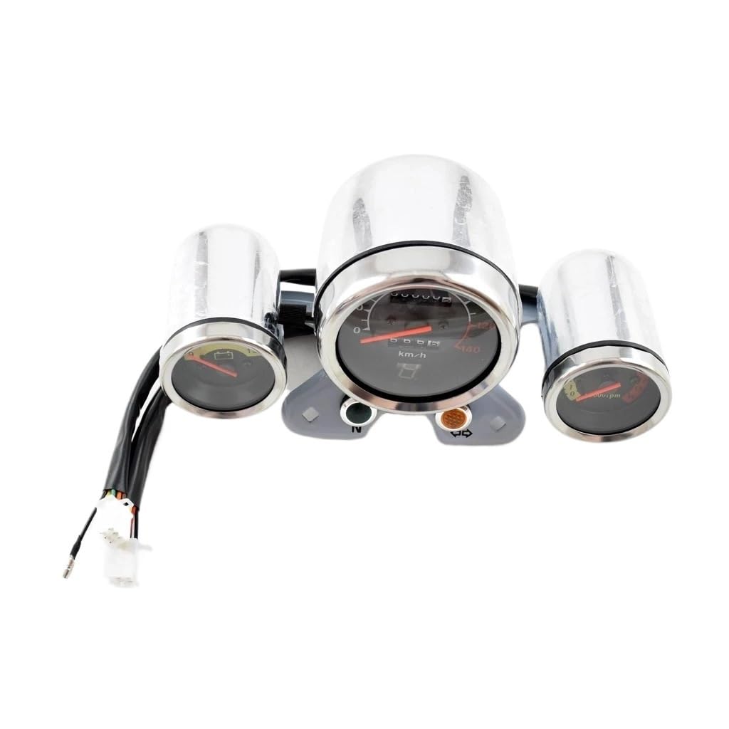 Odómetro Digital Odómetro De Velocidad Mecánico para Motocicleta, Luz Indicadora De Combinación Retro Y De Engranajes para QS150 QS150-B