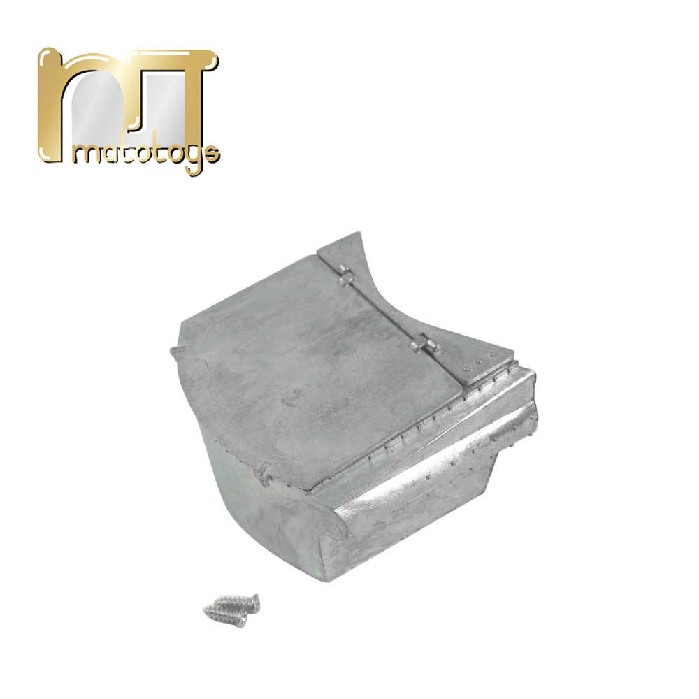 Mato Metal Turret bin with Opening lid for 1/16 1:16 RC Panzer III IIIH Panzer IV F1,Panzer IV-F2 Tank Metal Upgraded Parts