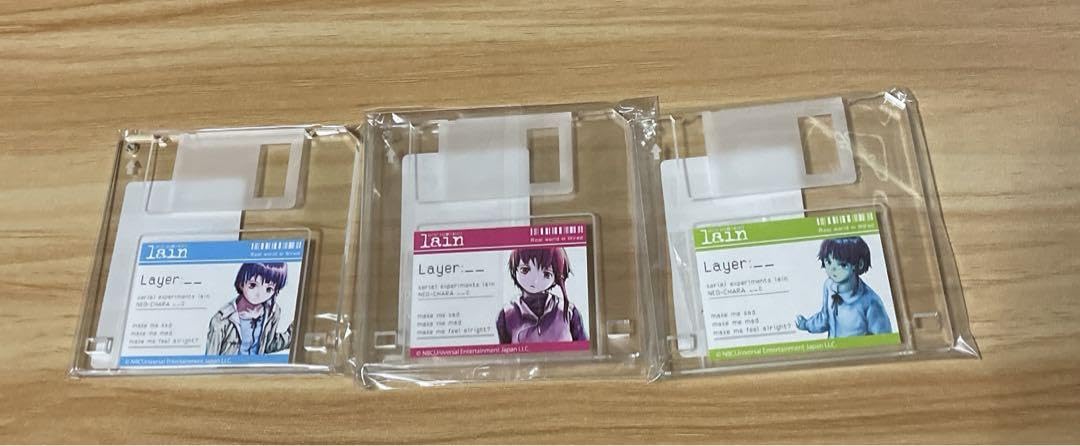 serial experiments lain DMMスクラッチ C賞 全6種 DMMスクラッチ