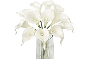 Letjolt White Calla Lily: 12Pcs Artificial Flowers Bouquet Adds Elegance to Weddings and Homes