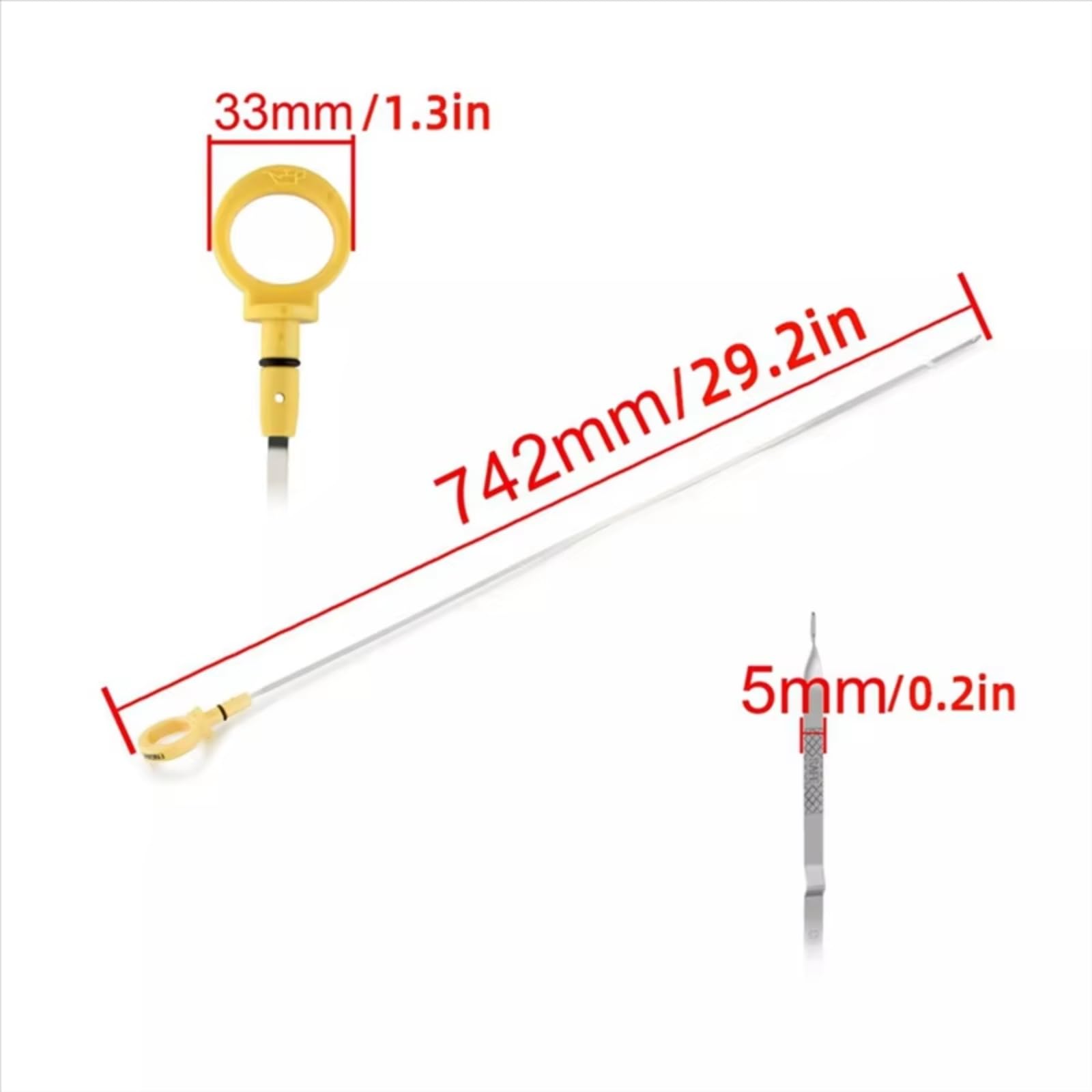 Asta livello olio motore Compatibile Con Chrysler Per Grand Per Caravan 4593604AA Astina Di Livello Del Fluido Dell'olio Motore Sostituzione Dell'automobile