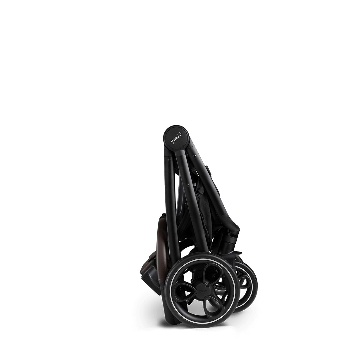 Tavo Roscoe Pet Stroller – Black | Lightweight Foldable Pet Stroller Frame with One-Hand Compact Fold, Multi-Terrain Suspension & EVA Tyres | Compatible with Maeve Pet Seat 3