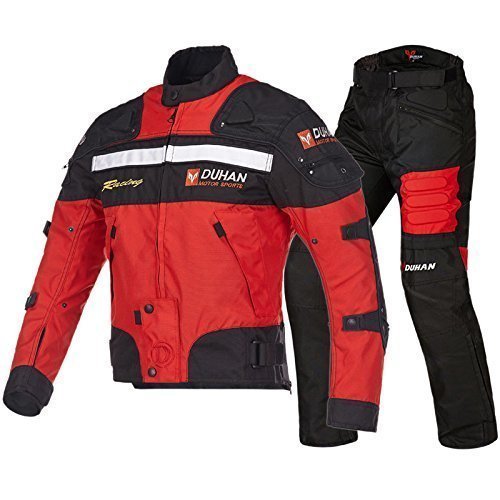 Amazon | ドゥーハン(Duhan) バイクジャケット&パンツセット ブルー XL 