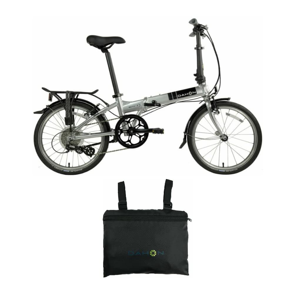 Dahon Mariner D8 Folding Bike Brushed With Foldable Carry Bag