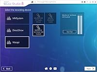 Vista 7 de Audio Recorder and Editor - professional sound studio for recording, editing and playing all common audio files WAV, AIFF, FLAC, MP2, MP3, OGG for
