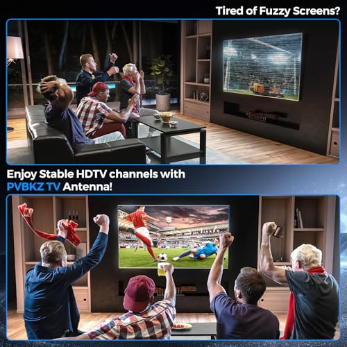 Image of 2026 Upgraded TV Antenna Indoor Outdoor, 3600+ Miles Long Range HD Digital TV Antenna for Local Channels with Amplified Signal Booster, Supports 4K 8K 1080p for All TVs，39ft Coaxial Cable