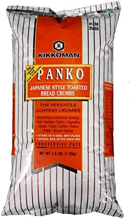 Kikkoman Panko Japanese Style Toasted Bread Crumbs Food Service Pack 2.5 lbs (1.13 kg)