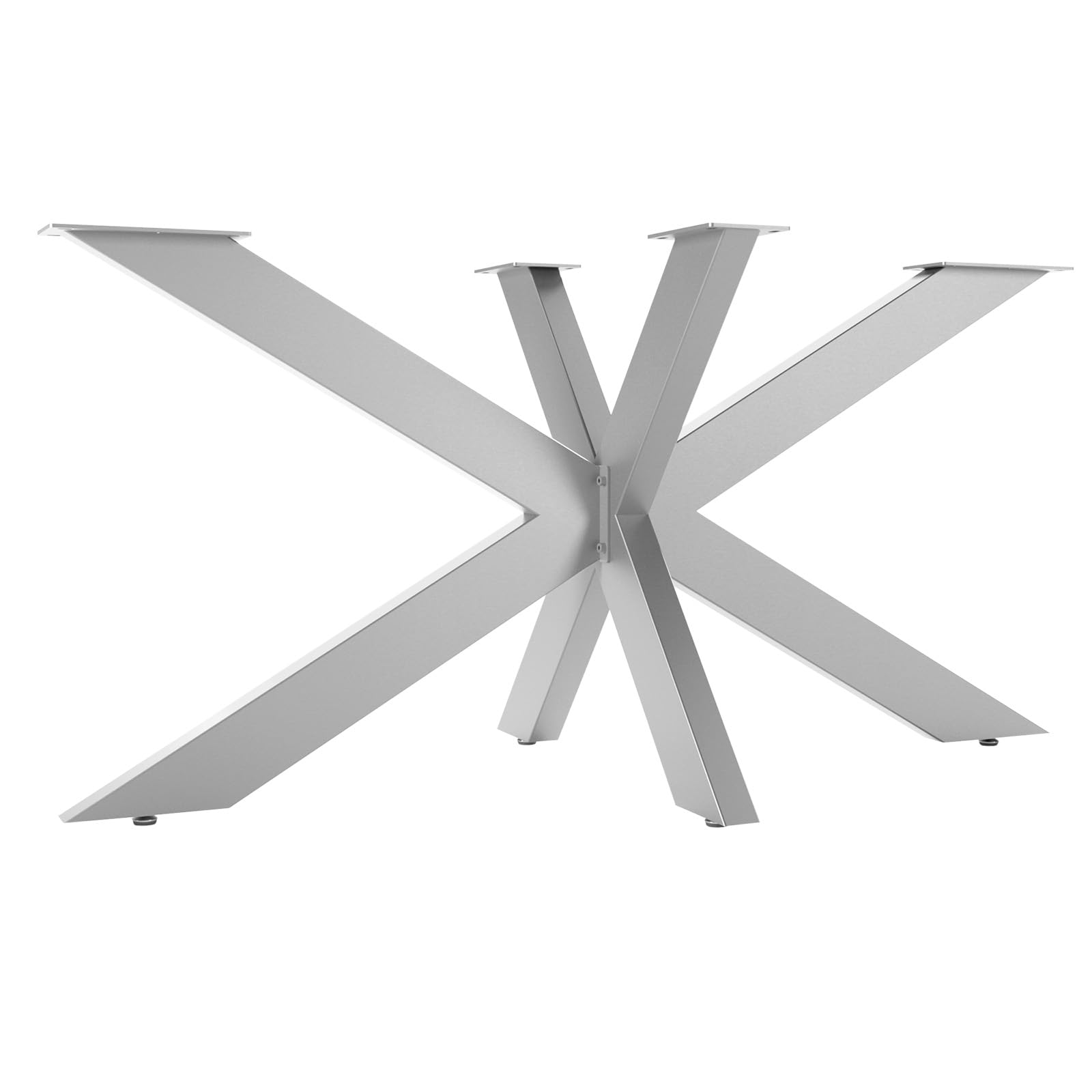SOTECH Tischgestell Spider/Schwerlast Tisch-Beine aus echtem Edelstahl gebürstet / 710 x 1500 x 780 mm/bis 500 kg Belastbarkeit/Einfache Montage/Tisch-Kufen für DIY-Projekte Esstische