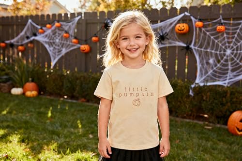 Toddler Kids Halloween T-Shirt Cute Pumpkin Boo Turkey Graphic Tees Thanksgiving Shirt for Boys Girls3