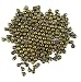 yueton Pack of 200 6mm Vintage Alloy Bronze Color Mini Jingle Bell Pendant Charm Jewelry Findings