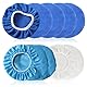 Polierhauben Set, 10 Stück Weiche Mikrofaser Polierhaube 230mm-250mm Wachshauben Polierpads 3 Materialien Polierkappe Polieraufsatz zum Auto Möbel Glas Bodenpolieren Wachsen