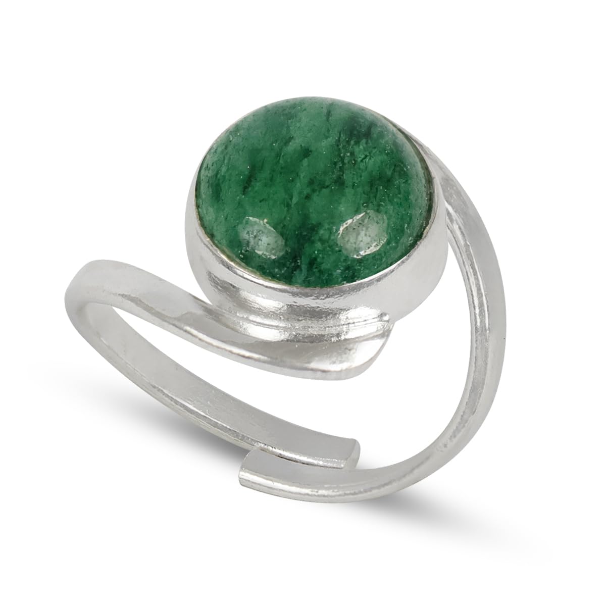 Crystu Adjustable Green Aventurine Gemstone Ring for Unisex Stone Charged by Reiki Grandmaster & Vastu Expert (B0CH4QW2DX) Amazon Price History, Amazon Price Tracker