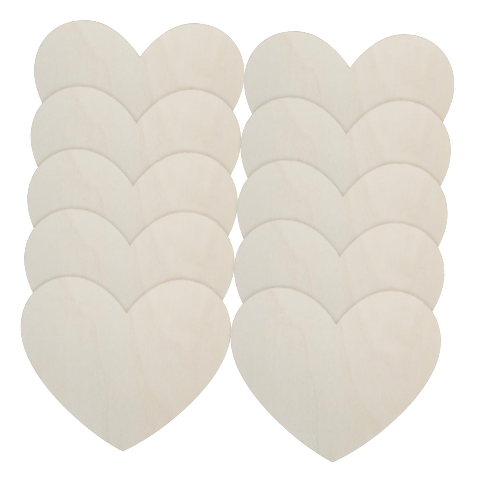 OSALADI 30pièces Lot De Cœurs Pour Artisanat Grandes Découpes Forme De Cœur Fournitures Art