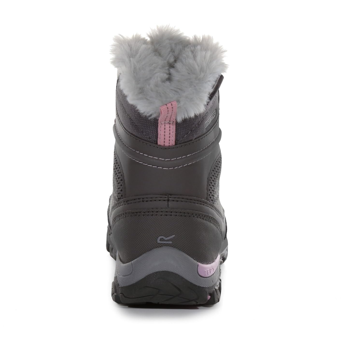 Regatta Hawthorn Evo Scarponcini da Passeggio Bambini (33 EU) (Granito, Lilla Profumato)
