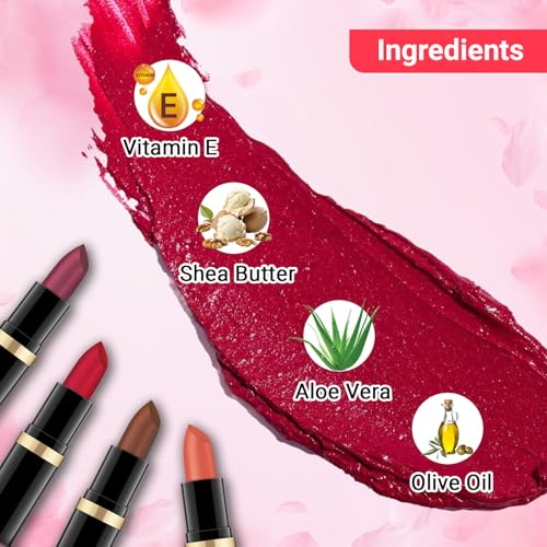 Image of Iba Pure Lips Moisture Rich Set of 2 Lipsticks for Women- Nude Love (A45 Glossy Natural & A46 Spicy Nude) (2 X 4g) | High Glossy, Creamy Finish & Smooth Texture | Hydrated Lips | Enriched with Vitamin E, Coconut Oil & Shea Butter | Intense Colour & Highly Pigmented | Lip Makeup