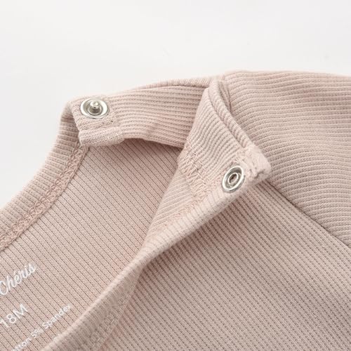 Baby Long Sleeve Shirts Infant Toddler Tshirt Ribbed Undershirts for Girls Boys Clothes 6 Months-3 Years4
