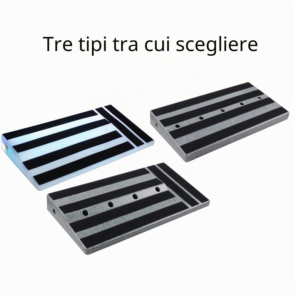 Lechnical Pedaliera per effetti per chitarra, robusta pedaliera per effetti per chitarra, di grandi dimensioni, con nastro adesivo, cacciavite, compatibile con la maggior parte dei pedali per effetti