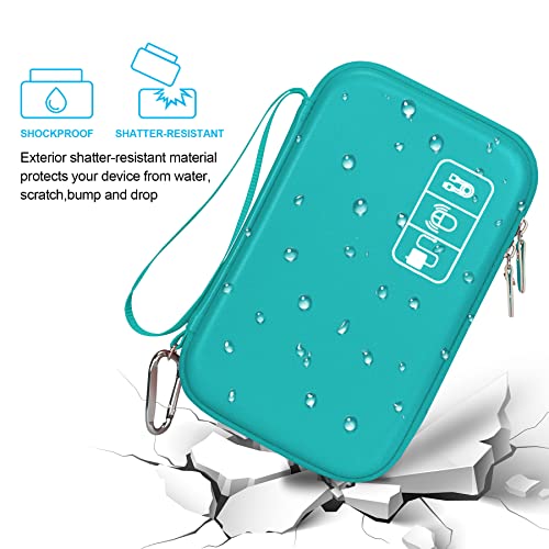 Diabetic Supplies Travel Case, Glucose Meter Portable Storage Bag, Insulin Pen and Medication Carrying Case for Glucose Meters, Insulin Pen, Test Strips, Lancets, Syringe, Needles, Turquoise - Image 6