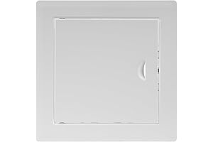 6x6 Inch White Square Metal Plumbing Access Panel