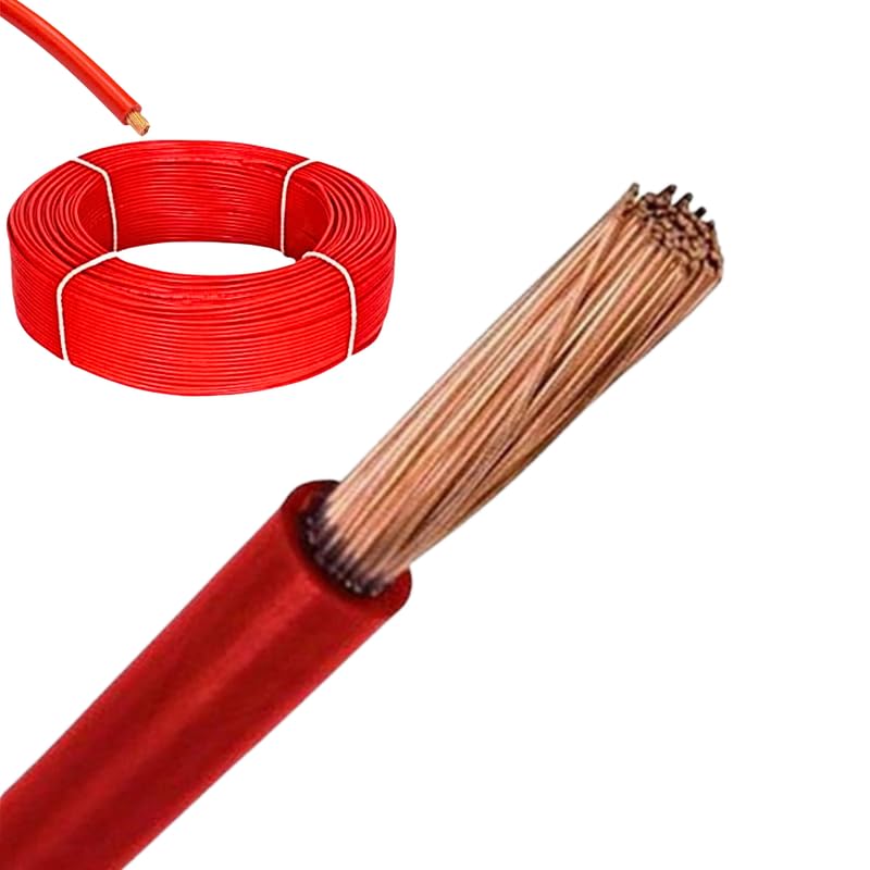 Drumstone (November 𝟭𝟲 𝗬𝗲𝗮𝗿𝘀 𝗪𝗮𝗿𝗿𝗮𝗻𝘁𝘆 Offer) 10mm Copper Wire - 5 Meter for Reliable Domestic and Industrial Electric Connections up to 1500 Watts, High Conductivity (B0D8PXDBBV) Amazon Price History, Amazon Price Tracker