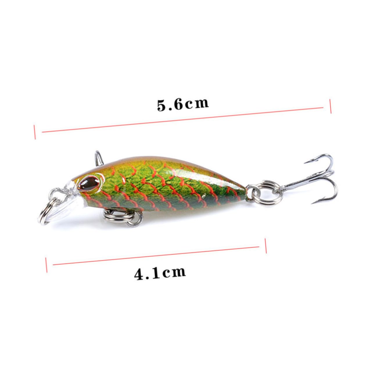 Toddmomy Leurres De Pêche Bioniques pour Montages en Mousse Leurres De Pêche À La Carpe Leurres De Pêche Leurres De Pêche Leurres Durs pour Ménés Mini Appâts De Pêche