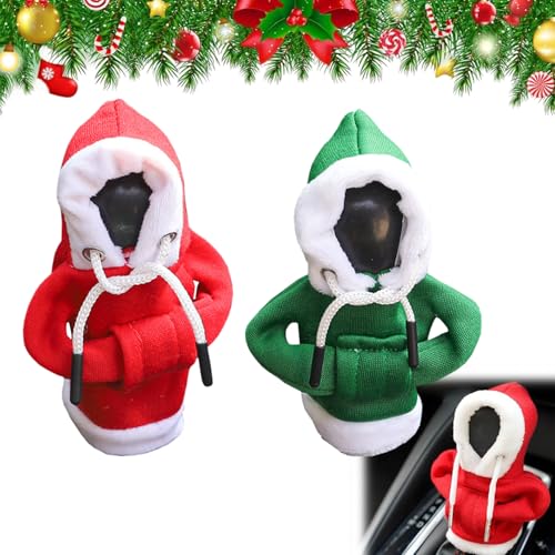 2pcs Schaltknauf Hoodie, Auto Schaltknauf Abdeckung, Auto Schaltk-nauf...