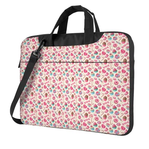 Sac pour ordinateur portable Sweet Lollipop mallette imprimée à bandoulière