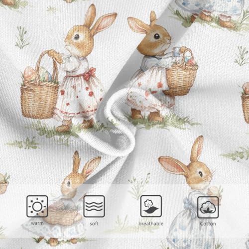 Girls Underwear Soft Cotton Easter Rabbit Kids Panties in Sizes 2/3t, 4t, 5t, 6 and 83