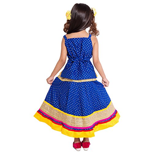 Image of DIAMO Ethnic Wear Traditional Style Lehenga Choli for Baby Girls