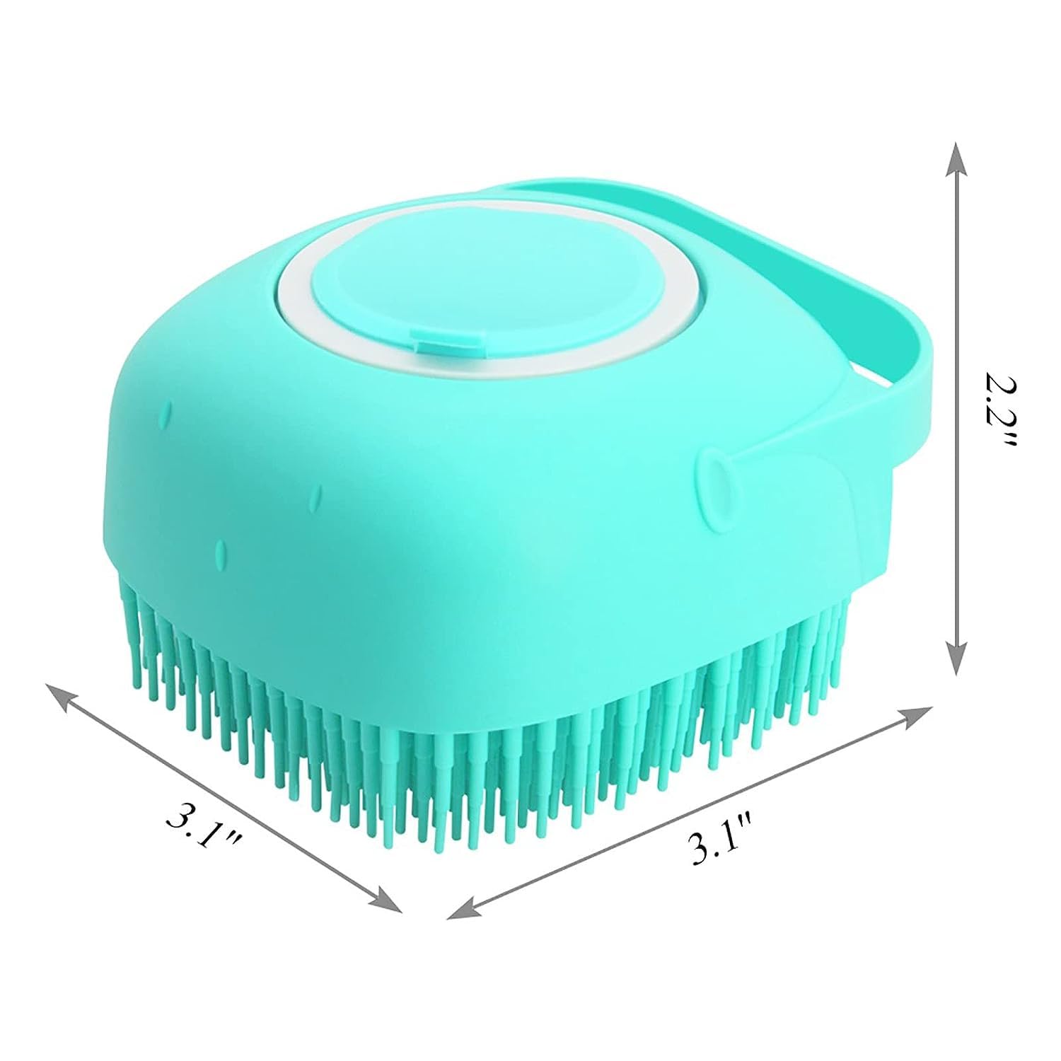 Oblivion Silicone Exfoliating Bath Brush 1 Pc – Soft Body Scrubber with Soap Dispenser, Gentle Cleansing for Kids, Women, Men & Pets, Quick-Dry, Hygienic, Massager Tool for Smooth & Healthy Skin 2