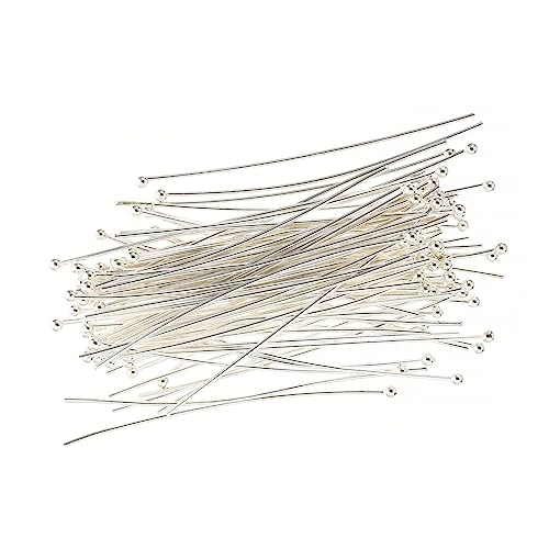 BEBEMOKO 2sets 200pcs DIY Jewelry Head Pins Ball Head Copper Pins for Handmade Jewelry Making Versatile Earring Necklace Craft Tool and Material for All Accessories 200pcs*2
