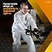 Kleenguard A40 Liquid & Particle Protection Coveralls with Hood (44326), Zip Front, Elastic Wrists & Ankles (EWA), White, 3X-Large, 25 Garments / Case