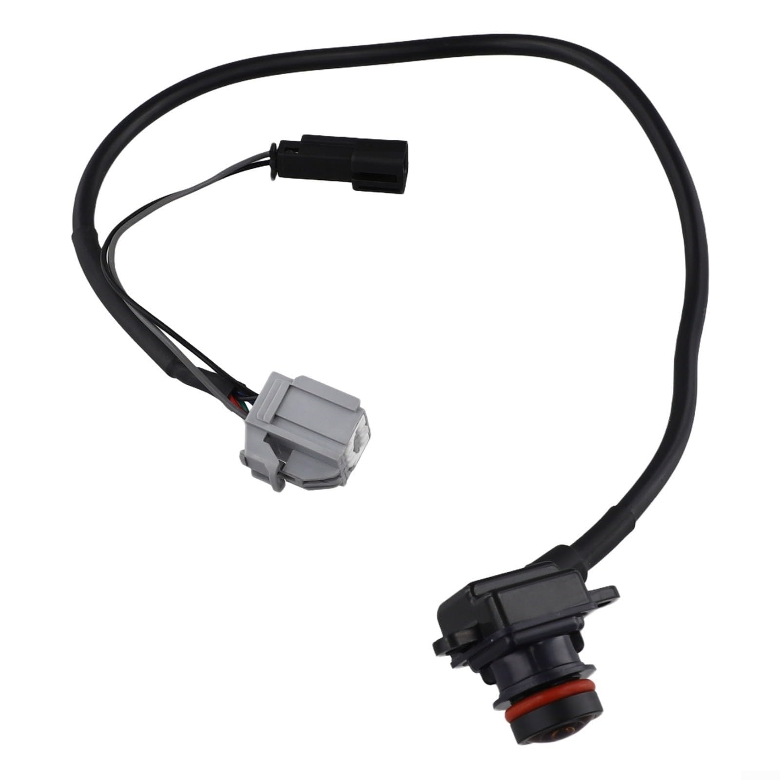 Cámara de estacionamiento de respaldo de visión trasera, para Fiat Freemont (OEM 56054858S), negro, carcasa de plástico resistente a la intemperie, visibilidad mejorada