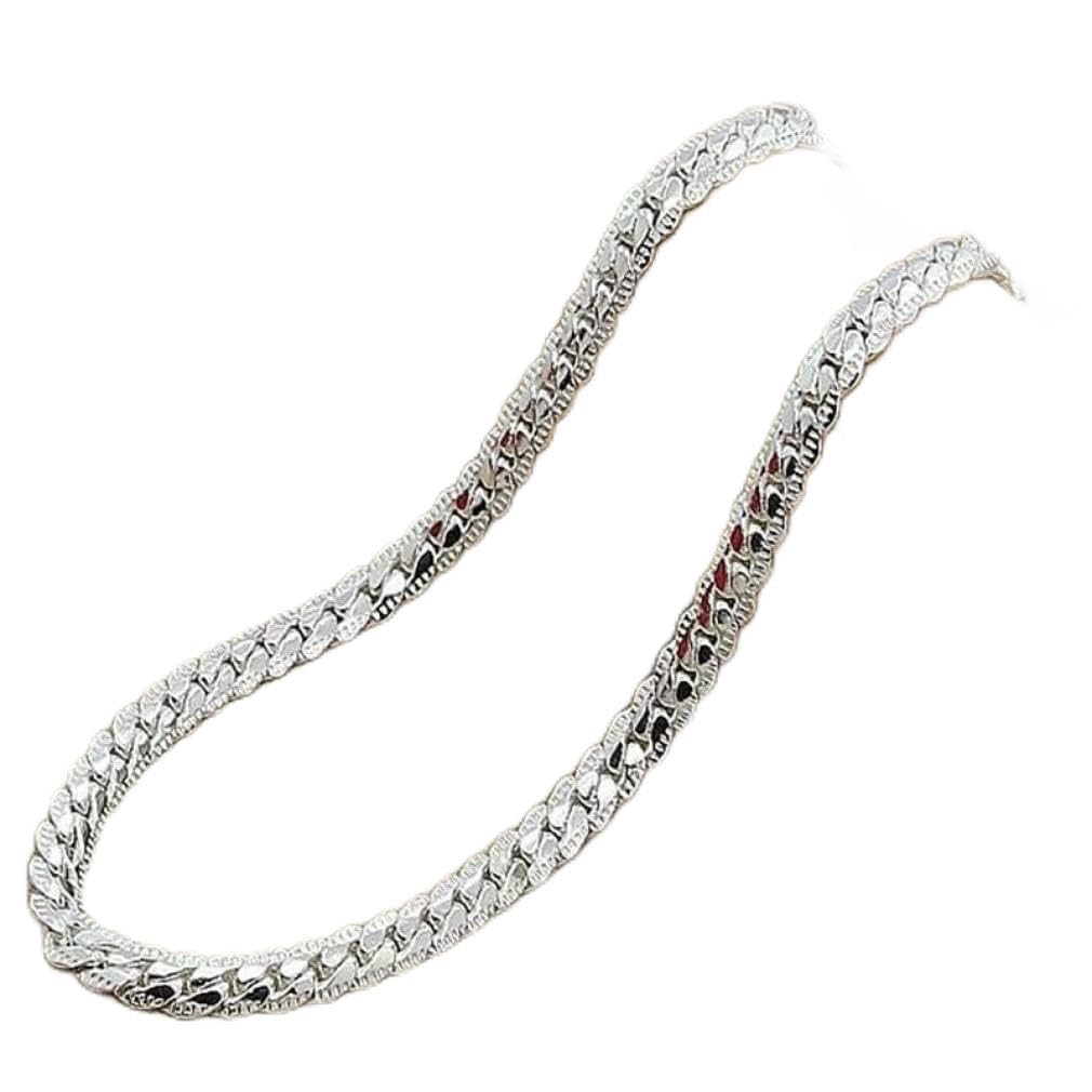 Collier latéral en argent S925 MOCHAMIK 5mm pour mariage élégant