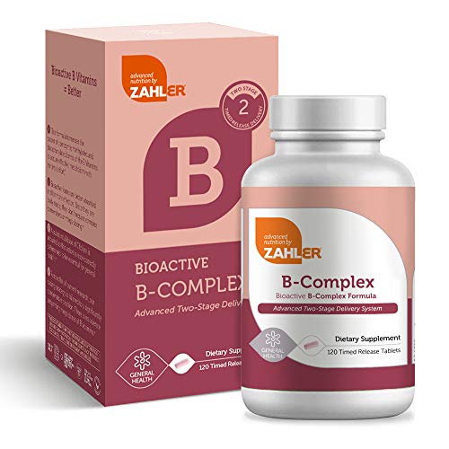 Zahler B Complex, All Natural Supplement Supporting Energy Production, #1 Pure and Potent B Complex Formula Containing all 8 Essential B Vitamins, Certified Kosher, 180 Capsules