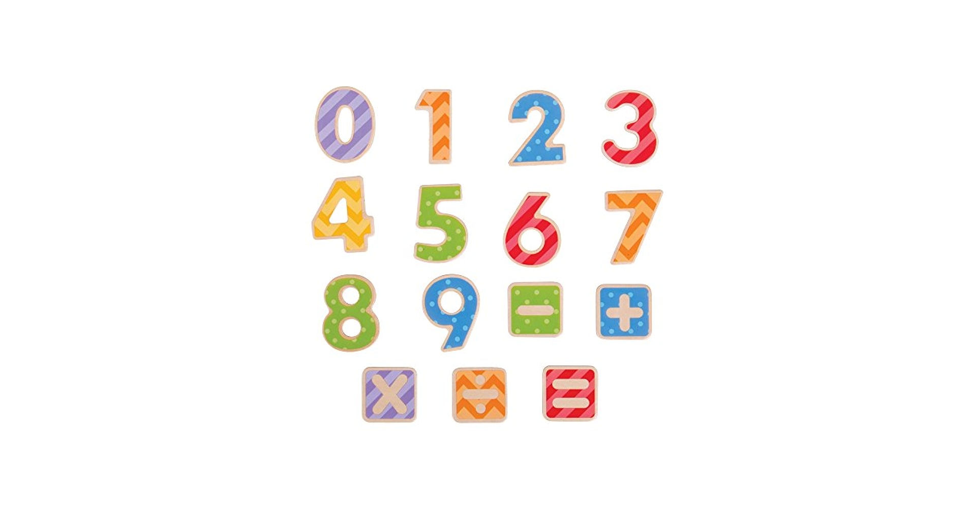 Naef Colors & Numbers 知育玩具 Number Blocks & Counting Coins 44 Piece Set – Skoolzy