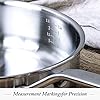 Merten & Storck Tri-Ply Stainless Steel 14 Piece Cookware Pots & Pans Set,Professional Cooking,Multi Clad,Measurement Markings,Drip-Free Pouring Edges,Durable Glass Lids,Induction,Oven&Dishwasher Safe #5