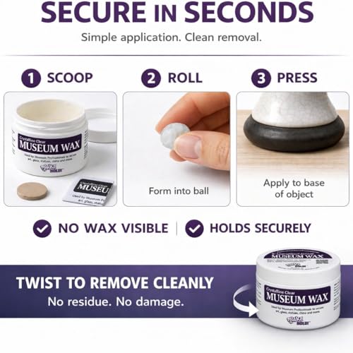Quakehold! 66112 Museum Wax, Clear 2 Ounce (Pack of 2) by Quakehold! - Image 6