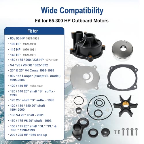Image of MARKGOO Water Pump Repair Kit 5001594 for Johnson Evinrude 65-300 HP