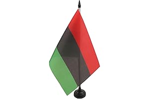 Pan African Liberation Movement Table Flag